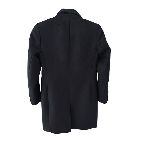 J CREW Women's Nello Gorilla Wool Midi Peacoat- Black - Picture 3 of 12